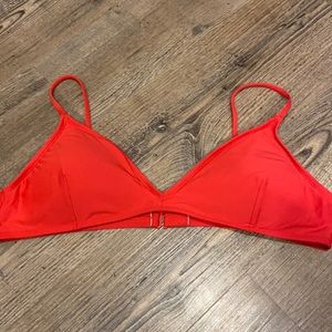 J. Crew Red Bikini Top XXL